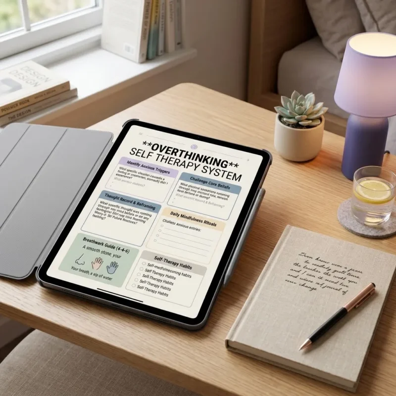 Overthinking Self Therapy System & Anxiety Blueprint