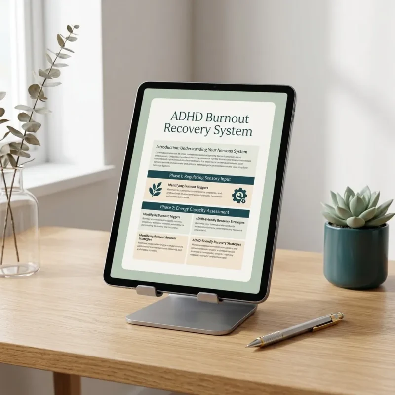 ADHD Burnout Recovery System