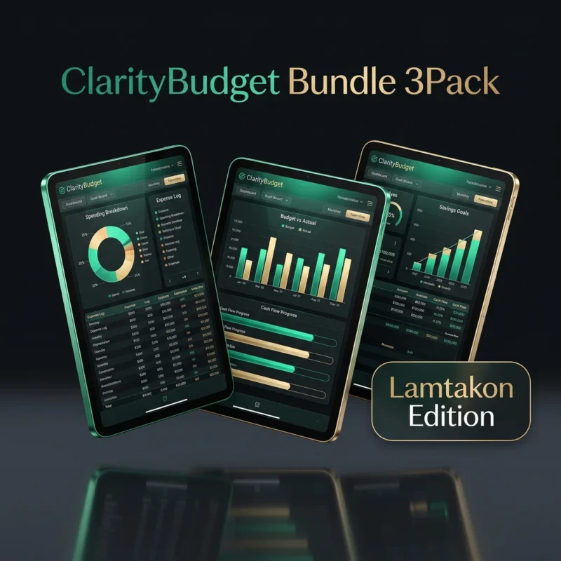 ClarityBudget Bundle 3Pack Lamtakon